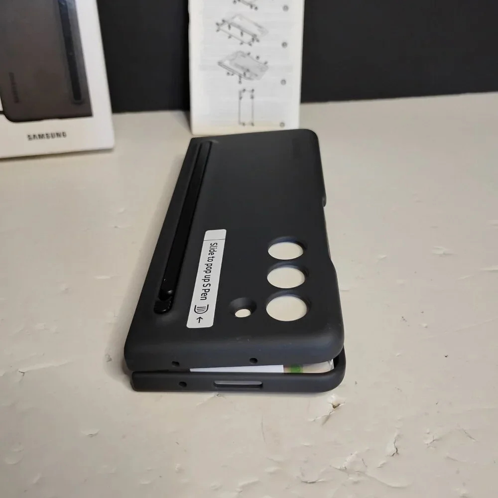 Galaxy Z Fold5 Slim S-pen Case, Graphite